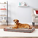 Brindle Waterproof Orthopedic Pillow Cat & Dog Bed with Removable Cover, Charcoal Velour, Large