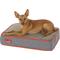 Show in main carousel: Brindle Waterproof Orthopedic Pillow Cat & Dog Bed with Removable Cover, Charcoal Velour, Small slide 4 of 7