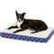 Show in main carousel: Brindle Waterproof Orthopedic Pillow Cat & Dog Bed with Removable Cover, Navy Trellis, Medium slide 4 of 7