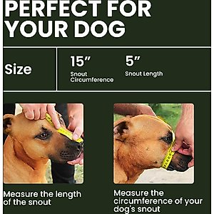 BRONZEDOG Alabai & Maremma Metal Wire Basket Dog Muzzle, Steel, Large