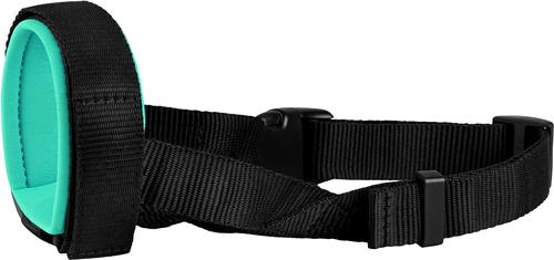 Show full view: BRONZEDOG Soft Padded Nylon Dog Muzzle, Mint Green, Medium slide 4 of 7