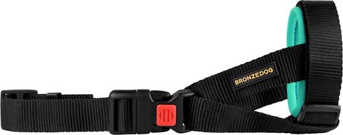 Show full view: BRONZEDOG Soft Padded Nylon Dog Muzzle, Mint Green, Medium slide 5 of 7