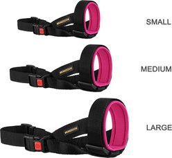BRONZEDOG Soft Padded Nylon Dog Muzzle, Pink, Small slide 2 of 6