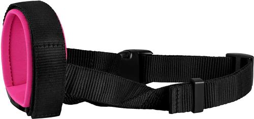 Show full view: BRONZEDOG Soft Padded Nylon Dog Muzzle, Pink, Small slide 3 of 6