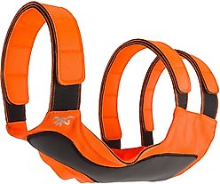 Browning Chest Protection Solid Waterproof Dog Safety Vest, Orange, Large