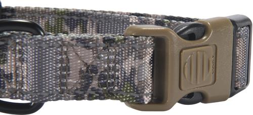 Show full view: Browning Classic Webbing Camo Nylon Reflective Standard Dog Collar, Ovix Camo, Medium: 14 to 20-in neck, 1-in wide slide 2 of 3