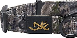 Browning Classic Webbing Camo Nylon Reflective Standard Dog Collar, Ovix Camo, Small: 10 to 16-in neck, 5/8-in wide slide 2 of 3