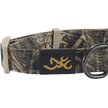 Show in main carousel: Browning Classic Webbing Camo Nylon Reflective Standard Dog Collar, Realtree Max 7, Small: 10 to 16-in neck, 5/8-in wide slide 3 of 3