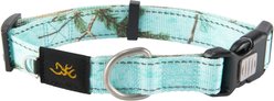Browning Classic Webbing Camo Nylon Reflective Standard Dog Collar, Realtree Xtra Seaglass, Medium: 14 to 20-in neck, 1-in wide