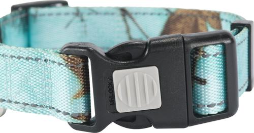 Show full view: Browning Classic Webbing Camo Nylon Reflective Standard Dog Collar, Realtree Xtra Seaglass, Medium: 14 to 20-in neck, 1-in wide slide 3 of 3