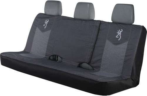 Show full view: Browning Full Bench Car Seat Cover, Chevron Heather Black slide 3 of 3
