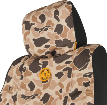 Show full view: Browning Low Back Car Seat Cover, Tan Duck Camo slide 3 of 3