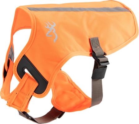 Show full view: Browning Solid Waterproof Dog Safety Vest, Orange, Medium slide 2 of 5