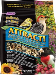 Brown's Bird Lover's Blend Attract! Birders' Choice Ultimate Blend Bird Food, 4-lb bag