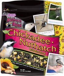 Brown's Bird Lover's Blend Chickadee Nuthatch Wild Bird Food, 4.5-lb bag