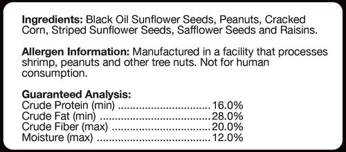 Show full view: Brown's Bird Lover's Blend Chickadee Nuthatch Wild Bird Food, 4.5-lb bag slide 4 of 8