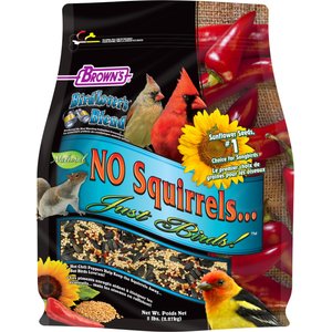 Brown's Bird Lover's Blend No Squirrels Just Birds Sunflower Seed Wild Bird Food, 5-lb bag