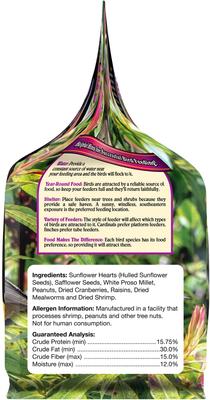 Show full view: Brown's Bird Lover's Blend Nuts, Berries & Bugs! Gourmet Wild Bird Food, 5-lb bag slide 6 of 9