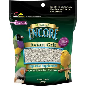 Brown's Encore Avian Grit Digestive Supplement Bird Treat, 20-oz bag