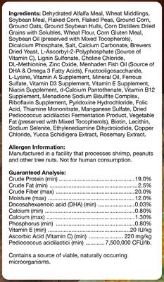 Show full view: Brown's Encore Classic Natural Guinea Pig Food, 4-lb bag slide 5 of 7