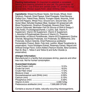Brown's Encore Gourmet Foraging Feast Parrot & Conure Food, 4-lb