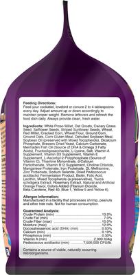 Show full view: Brown's Encore Premium Cockatiel Food, 5-lb bag slide 4 of 8