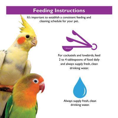 Show full view: Brown's Encore Premium Cockatiel Food, 5-lb bag slide 7 of 8
