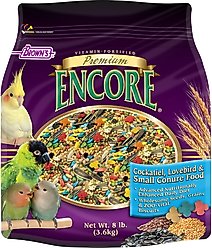 Brown's Encore Premium Cockatiel Food, 8-lb bag