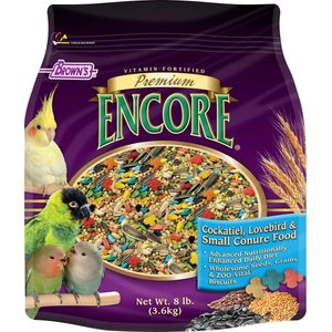 Brown's Encore Premium Cockatiel Food, 8-lb bag