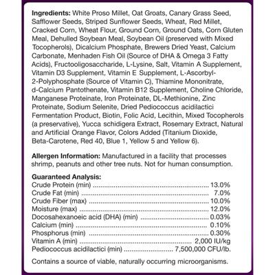 Show full view: Brown's Encore Premium Cockatiel Food, 8-lb bag slide 6 of 8