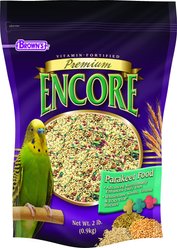 Brown's Encore Premium Parakeet Food, 2-lb bag