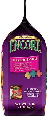 Show full view: Brown's Encore Premium Parrot Food, 4-lb bag slide 3 of 8