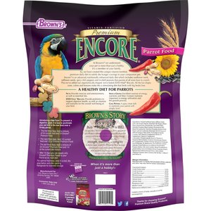 Brown's Encore Premium Parrot Food, 8-lb bag