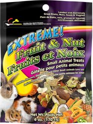 Brown's Extreme! Fruit & Nut Small Pet Treat, 6-oz bag