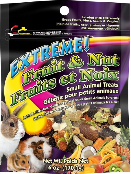 Brown's Extreme! Fruit & Nut Small Pet Treat, 6-oz bag