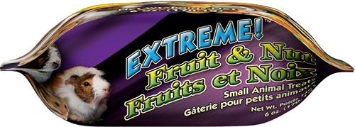 Show full view: Brown's Extreme! Fruit & Nut Small Pet Treat, 6-oz bag slide 3 of 4