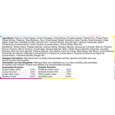 Show full view: Brown's Extreme! Fruit & Nut Small Pet Treat, 6-oz bag slide 4 of 4