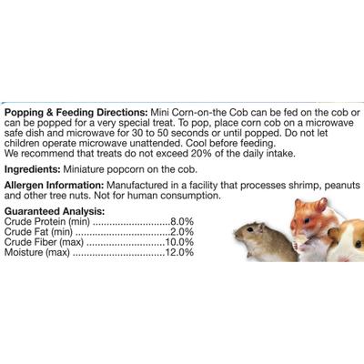 Show full view: Brown's Extreme! Mini Corn-on-the-Cob S-A Bird Treat, 4-oz bag slide 4 of 4