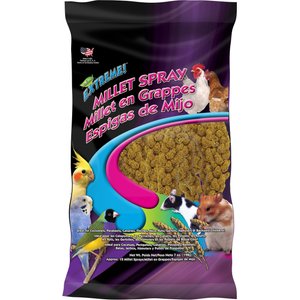 Brown's Extreme Natural Millet Spray Bird Treats, 12 count