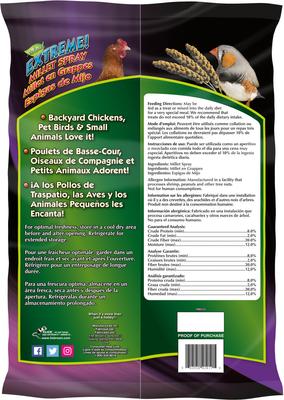 Show full view: Brown's Extreme! Natural Spray Millet Bird Treat, 16-oz bag slide 2 of 4