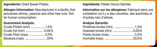 Show full view: Brown's Extreme! Sweet Potato Small Pet Treat, 3.5-oz bag slide 3 of 3