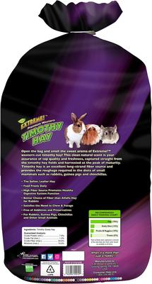 Show full view: Brown's Extreme! Timothy Small Pet Hay, 48-oz bag  slide 2 of 4
