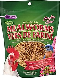 Brown's Garden Chic! Dried Mealworms for Wild Birds, 7-oz bag slide 1 of 6