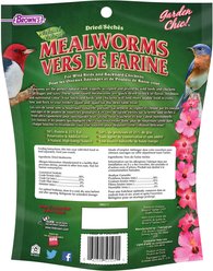 Brown's Garden Chic! Dried Mealworms for Wild Birds, 7-oz bag slide 2 of 6