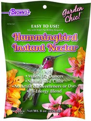 Brown's Garden Chic! Hummingbird Instant Nectar Hummingbird Food, 8-oz bag