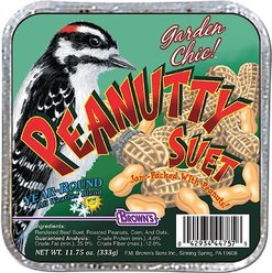 Brown's Garden Chic! Peanutty Suet Wild Bird Food, 11.75-oz tray