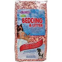 Brown's Natural Aromatic Red Cedar Pet Bedding & Litter, 20-L bag