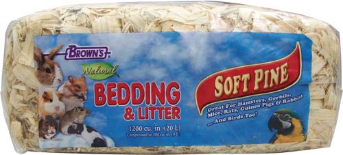 Show full view: Brown's Naturally Fresh! Soft Pine Bird & Small Animal Bedding, 20-L slide 2 of 5