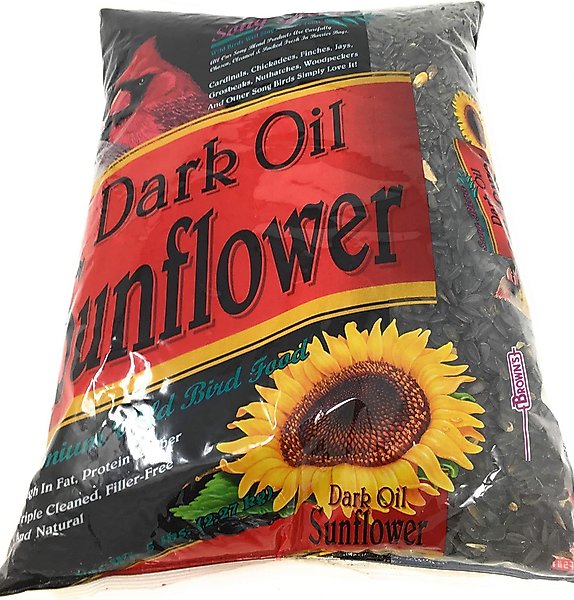 Show full view: Brown's Song Blend Dark Oil Sunflower Seeds Bird Food, 5-lb bag slide 3 of 10