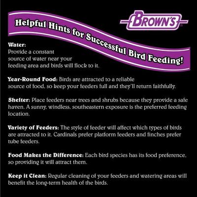Show full view: Brown's Song Blend Dark Oil Sunflower Seeds Bird Food, 5-lb bag slide 8 of 10